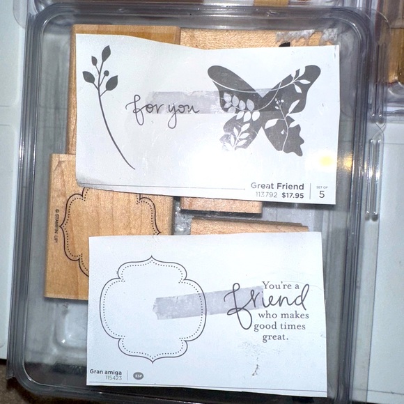 Stampin’ Up! Stamp sets, Flowers, Hearts, etc. (Lot 1) - Picture 4 of 6